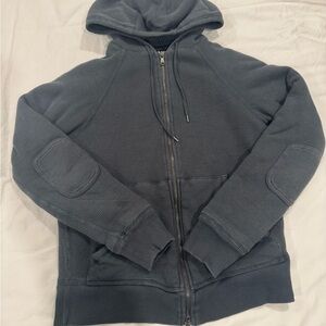 John Varvatos waffle hoodie with fleece interior Men’s Small